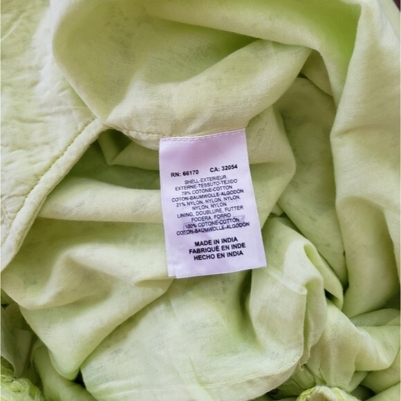 Anthropologie Ollari Lace Wide Leg Pants with Pom Pom Tassel Drawstring Waist - Picture 11 of 13